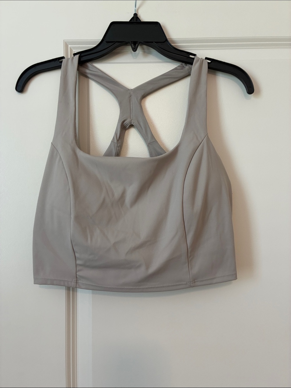 Avia Taupe Seamless Racerback Sports Bra